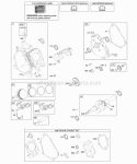 Camshaft Crankcase Cover Crankshaft Cylinder Lubrication Piston Group Diagram and Parts List for 122132-0110-B8  Briggs and Stratton Engine